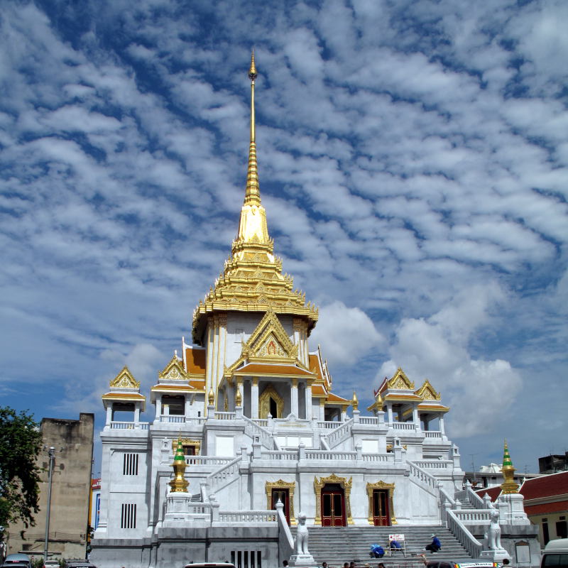 Half Day Golden Buddha Marble Buddha Bangkok City Tour with Gems Gallery SIC